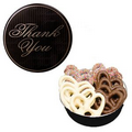 The Royal Green Pretzel Tin - Thank You Design